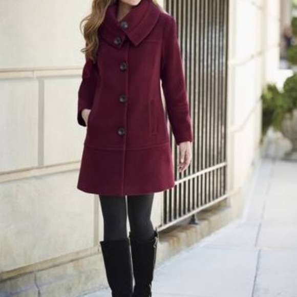 Soft Surroundings Jackets & Blazers - Soft Surroundings Red Rachel Embroidered Coat Large EUC